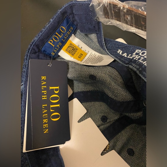 COPY - Polo Ralph Lauren M OL classics blue denim cap size OS new with tags 🏷️. - Picture 2 of 6